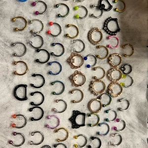 Septum Nose Ring Lot